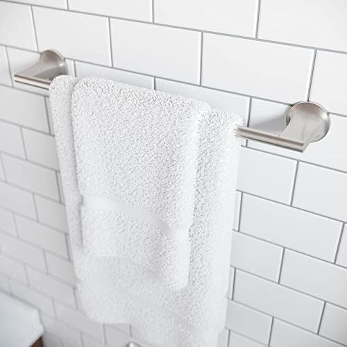 Pfister Pfirst Modern Towel Bar, Brushed Nickel, Wall Mounted BTBPFM1GS