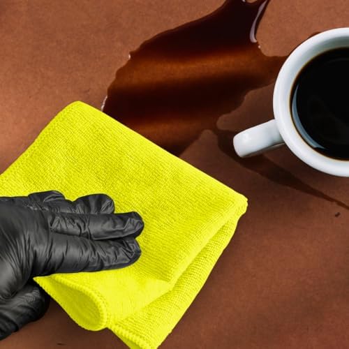 Avalon Towels Microfiber Cleaning Cloths (Value Pack of 12) - Size 12 x 12 Inches, Highly Absorbent Cleaning Rags, Lint Free, Reusable and Washable, Microfiber Towels for Cars