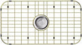 26" x 14" Large Gold Kitchen Sink Grid and Sink Protector, Stainless Steel Sink Rack for Bottom of Kitchen Sink,Centered Drain with Corner Radius, Stainless Steel