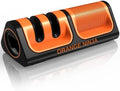 Orange Ninja Mini Knife Sharpener - Coarse & Fine Small Knife Sharpener