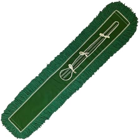 Ultimate Dust Mop Kit: Industrial-Grade Performance, Heavy-Duty Frame, Telescopic Handle - Green 48 Inch