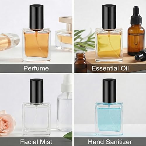 30 Pcs 15ml Mini Glass Spray Bottles Empty Travel Size Bottles for Liquids