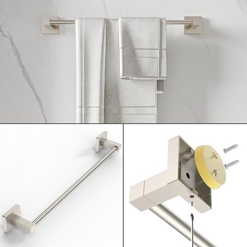 RUACQ Bathroom Accessories, 4-Piece Towel Racks for Bathroom Hardware Set