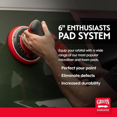 Griot's Garage 11663 Enthusiast Pad System Kit, 6 in