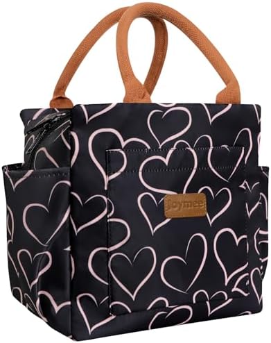 Joymee Insulated Lunch Bag For Women Reusable Leakproof - Love Heart