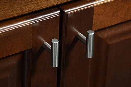 #3489-1-3/4 in. (45mm) CKP Brand T Knob, Brushed Nickel - 10 Pack