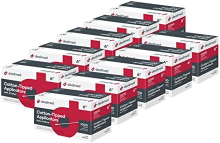 Dealmed 6 in Cotton-Tipped Applicators - Non-Sterile 10000 Count