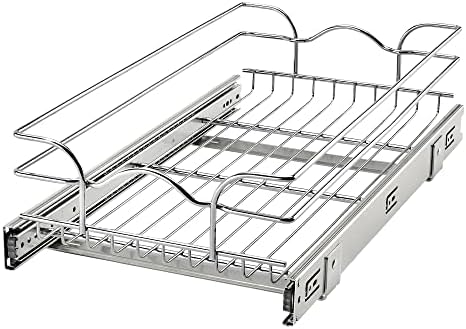 Rev-A-Shelf Pullout Organizer for Cabinets, Min Opening Width of 11.5"