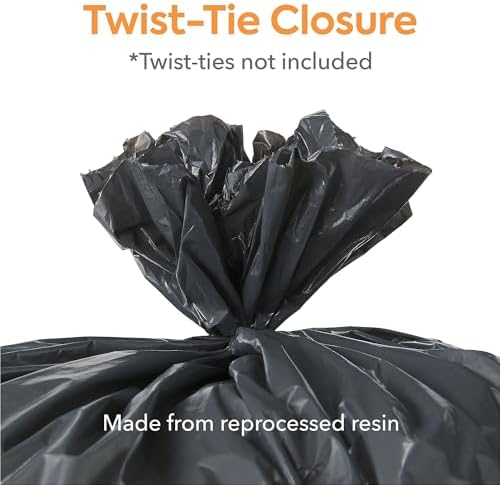 Coastwide Professional Trash Bags, 55-60 Gal, 38x58, Black, 100/Box