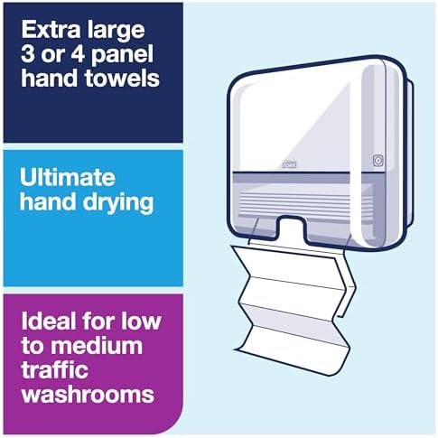 Tork Xpress Mini Multifold Hand Towel Dispenser White H2, 553120