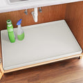 FLATO Waterproof Under Sink Mat, 31" x 22", White