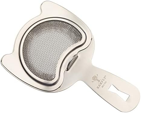 Barfly Fine Mesh Spring Strainer, Stainless Steel