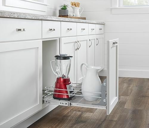 Rev-A-Shelf Pullout Organizer for Cabinets, Min Opening Width of 11.5"