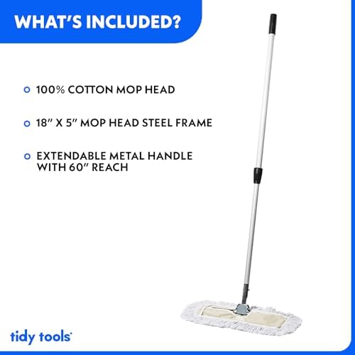 18 Inch Commercial Cotton Dust Mop & Floor Sweeper