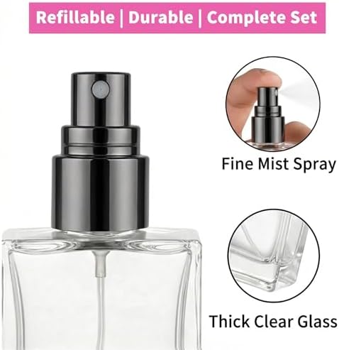 30 Pcs 15ml Mini Glass Spray Bottles Empty Travel Size Bottles for Liquids