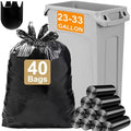 23-33 Gallon Heavy Duty Trash Bags 30 Count 1.2 MIL THICK with Twist Ties Compatible with Rubbermaid Brute & Winco 23-33 Gallon Slim Jim Trash Bags Tear-Resistant HEAVY DUTY