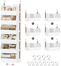 Hanging Closet Organizer Extra Large, Clothes Hanging Shelves for Closet with Divider, Collapsible Closet Storage System, Fabric Storage Bins for Home, Dorm, Rv, Sweaters, Handbags, Underwear, Sock