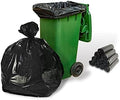 PSBM 55-60 Gallon Black Trash Bag, 200 Bags, 2 Mil Thick, For Commercial Kitchen, Warehouse, Office, Janitorial, Can Liners, Large Garbage Bags