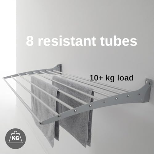 foxydry Fold, wall Mounted Drying Rack, Foldable Space Saving, 31 in
