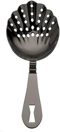 Barfly Scalloped Julep Bar Strainer, O/S, Gun Metal Black