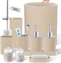 Beige Bathroom Accessories Set, 10PC Bathroom Set