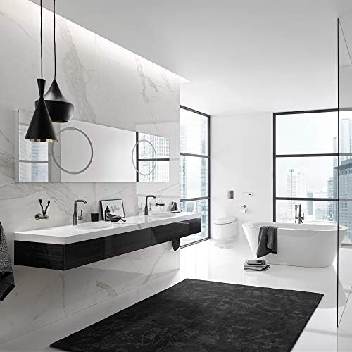 Essentials Pivoting Toilet Paper Holder, Hard Graphite