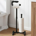 KES Rustic Toilet Paper Holder with Reserve, Farmhouse Toilet Roll Holder