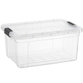 21 Quart Clear Plastic Storage Boxes with Lids
