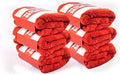 Maxshine 20" x 28" Universal 6-Pack Big Red Microfiber Towels (1000GSM) – Large, Plush, Rinse-Free Double-Sided Drying Towels – Professional Auto Detailing Cloths for Cars