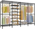 VIPEK S4 Clothes Rack with Shoe Shelves for Bedroom/Walk-In Closet, Black