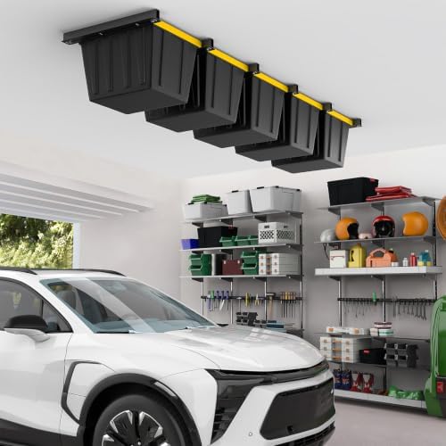 EVERHANGER Ceiling Storage Rack, Heavy Duty Overhead Garage Storage Rack
