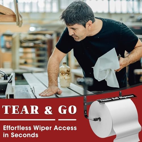 Wall Mounted Wiper Dispenser,Compatible with Wypall & Kimtech Wipe