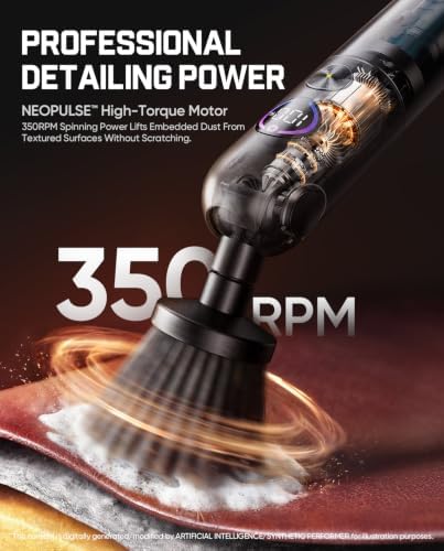 Fanttik Flip G10 Nano AutoCare Electric Car Interior Detailing Brush
