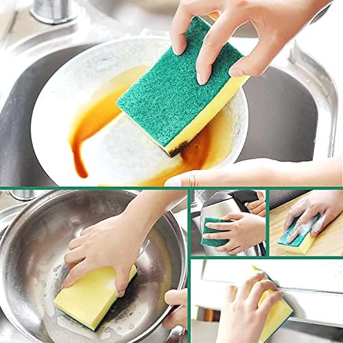 Individually Wrapped Sponges, Kitchen Dishwashing Sponge Bulk (600 Pack)
