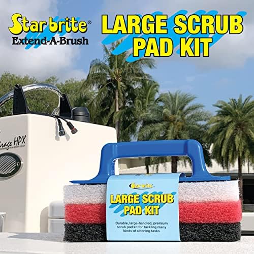 STAR BRITE Large Multi-Texture Scrub Pad Kit