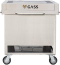 Grill Accessory Storage System, Mobile Prep Station & Serving Cart | Fits Accessories Up to 24" | Wildly Configurable | Works with All Grills and Accessories. (Coastal Gray)