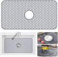 Bestjing Silicone Sink Protectors for Kitchen Sink-30"x 16" Center Drain