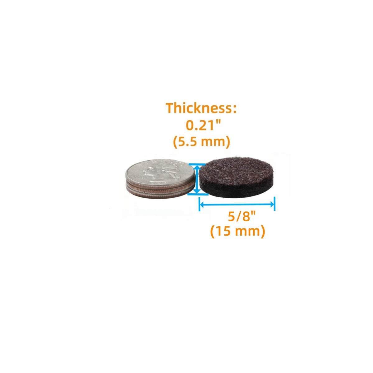 Felt Furniture Pads for Hardwood Floors (129 Count)