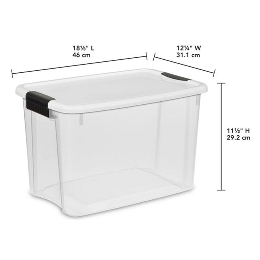 Ultra Latch Box with Lids for Home and Office (12 Count)