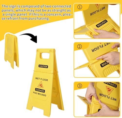 Midoneat Commercial Mop Bucket with Wringer on Wheels, 35 Quart, Yellow