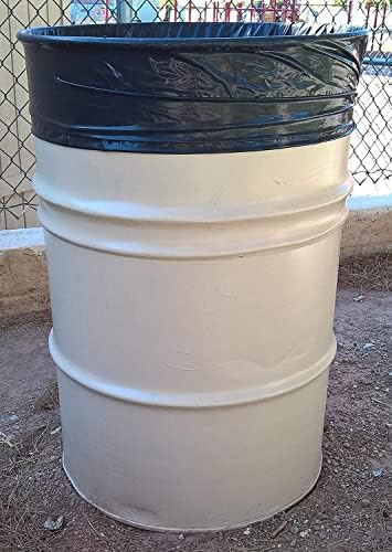 Aluf Plastics Heavy Duty 55 Gallon Trash Bags 1.5 MIL equivalent Industrial Strength Plastic 35" x 55" for 50-55 Gal Cans -Fits Toter,Carlislie Bronco (1 Pallet of 140 Cases, 7000 Count Total)