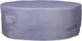 Round Patio Furniture Cover, Heavy Duty and Waterproof for Outdoor Furniture covers, Round outdoor table cover, Patio table cover 72"DIA x 27.5"H Grey