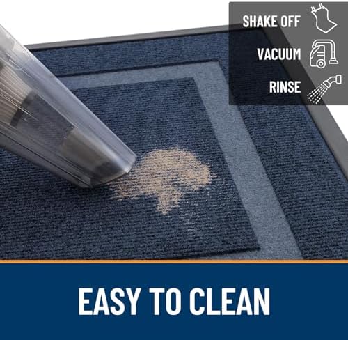 OLANLY Front Door Mat Outside 71x34, All-Season Heavy-Duty Rubber Doormat