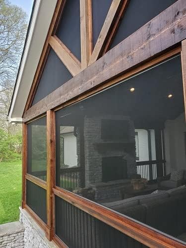 Super Screen 20/20 No-See-Um Screen - (48 in x 50 ft) - Weather & Pet Proof Screen - Porch & Patio Screen - Durable Screen Mesh Roll - Window Screen Replacement Bug Mesh - Dog & Cat Proof Screen