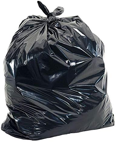 HDX 50 gal. Black Wave Cut Trash Bags (50-Count) (Packaging may Vary)