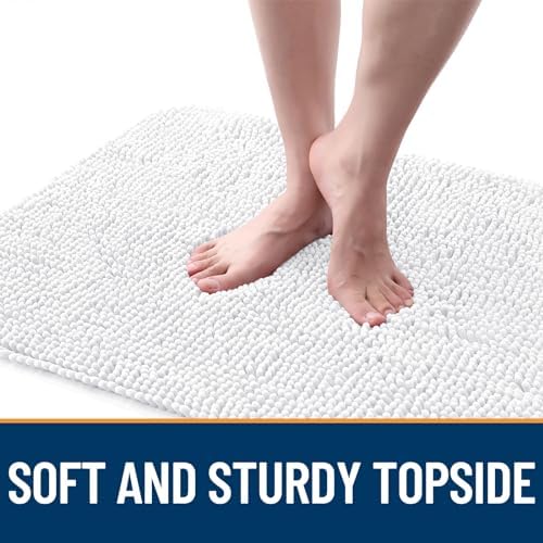 OLANLY Dog Door Mat for Muddy Paws 70x24, Super Absorbent Chenille Mud Mat