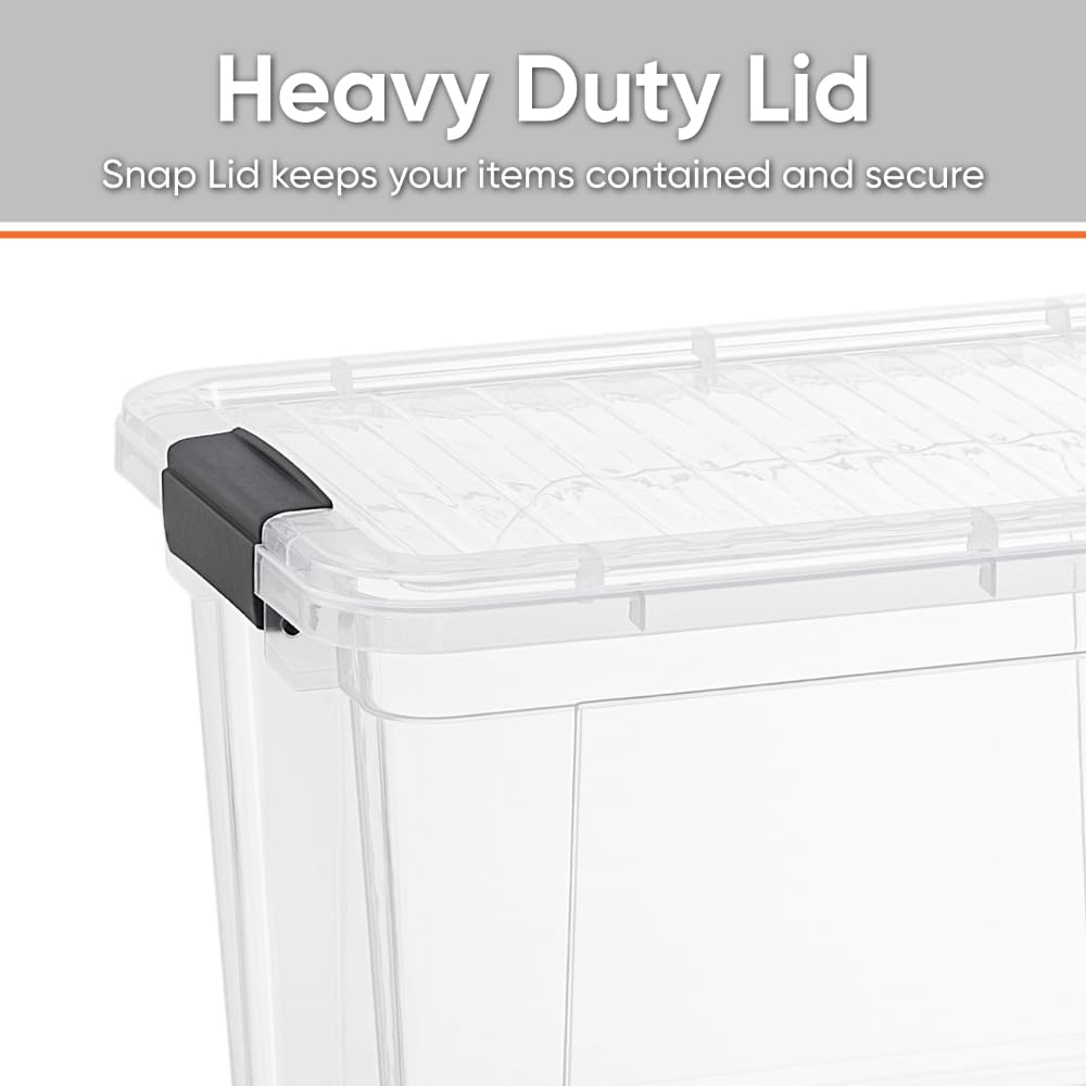 Clear Storage Box with Lid