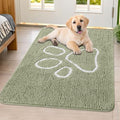 Smiry Dog Door Mat for Muddy Paws, Absorbent Non Slip Dirt Trapper, 40x32