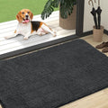 OLANLY Dog Door Mat for Muddy Paws 47x32, Super Absorbent Chenille Mud Mat