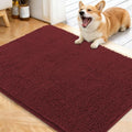 OLANLY Dog Door Mat for Muddy Paws 40x32, Super Absorbent Chenille Mud Mat